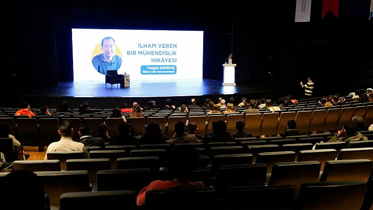 TÜBİTAK'ın dâhisi İç Anadolu Kariyer Fuarı'nda konuştu