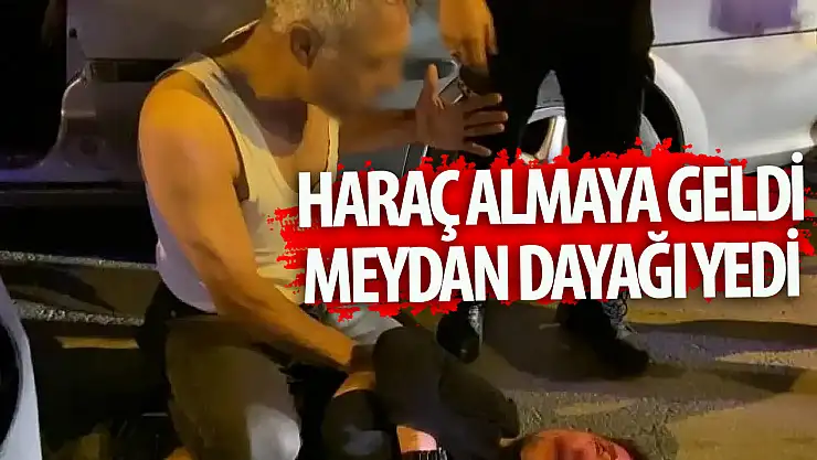 Tüfek ve satırla ev basıp haraç istedi, meydan dayağı yedi