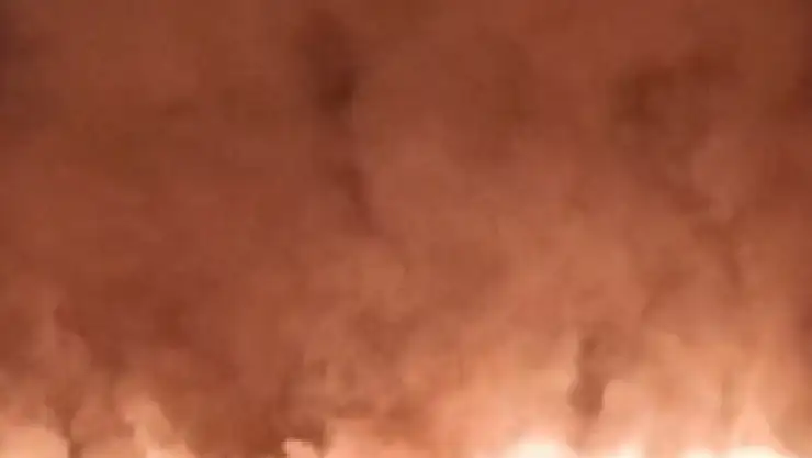 Tunceli'de korkutan yangın