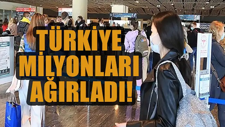 Turizm geliri 35 milyar doları aştı