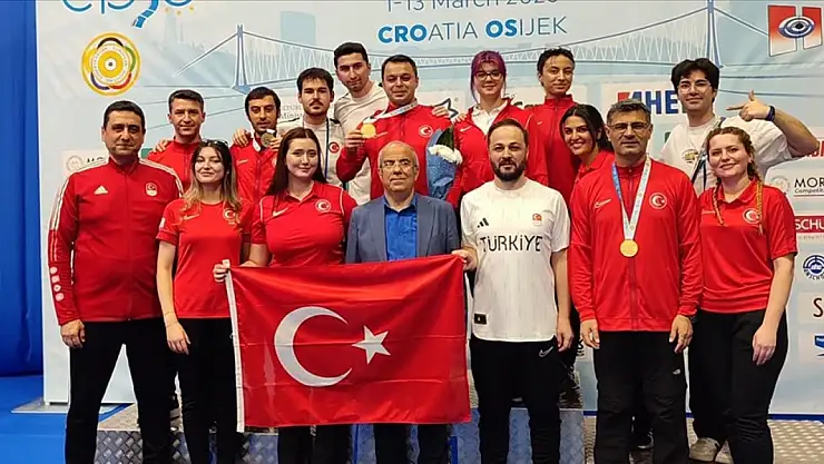 Türkiye, Avrupa Havalı Silahlar Şampiyonası'nda zirvede!
