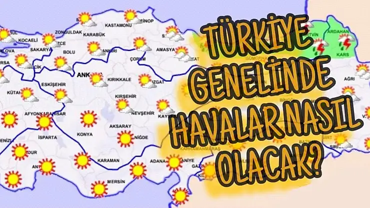 Türkiye genelinde önümüzdeki 5 gün hava nasıl olacak?