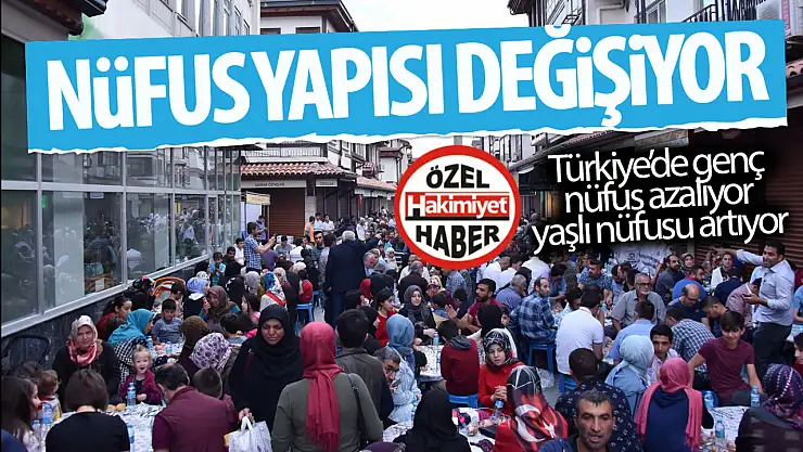 Türkiye'nin nüfus yapısı değişiyor: Genç nüfus azalıyor, yaşlanma artıyor!