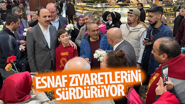 Uğur İbrahim Altay, esnaf ziyaretlerini sürdürüyor