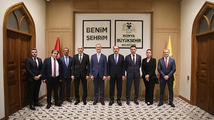 Ukrayna'nın Ankara Büyükelçisi Dzheliaov Konya'da