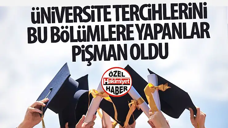 Üniversite mezunlarının bölümlerine dair pişmanlık oranları açıklandı!