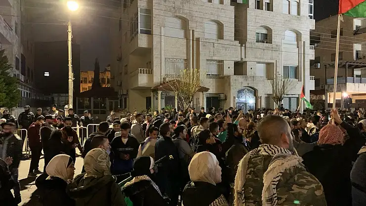 Ürdün'den Filistin' e desteğin dördüncü günü