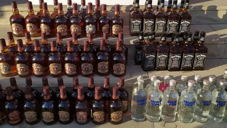 Üretimin merkezine operasyon: Litrelerce sahte alkol ele geçirildi!