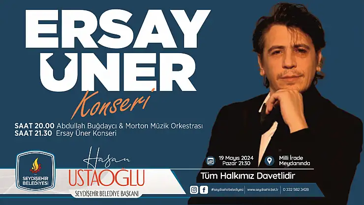 Ustaoğlu'ndan Konsere Davet!