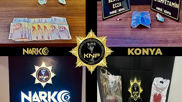Uyuşturucuya karşı siper olan ekip: Konya Narkotik'ten dev operasyon!