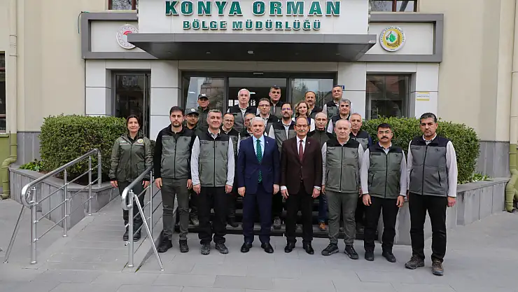 Vali Akın'dan Konya Orman Bölge Müdürlüğü'ne ziyaret