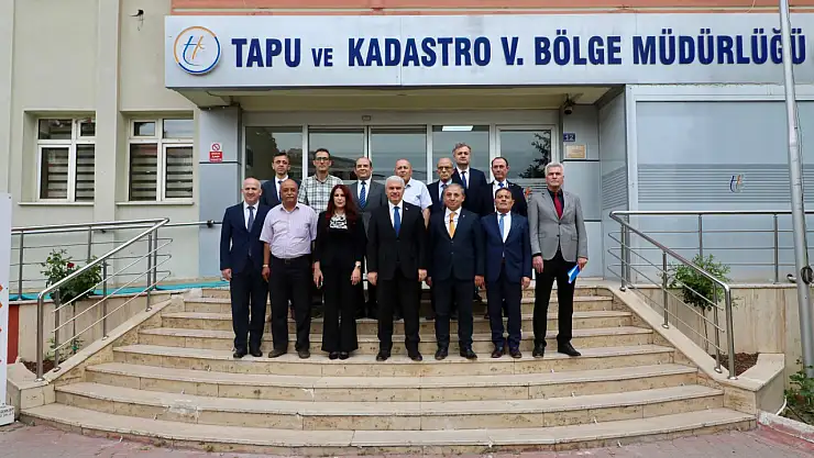 Vali Akın'dan, Tapu ve Kadastroya ziyaret