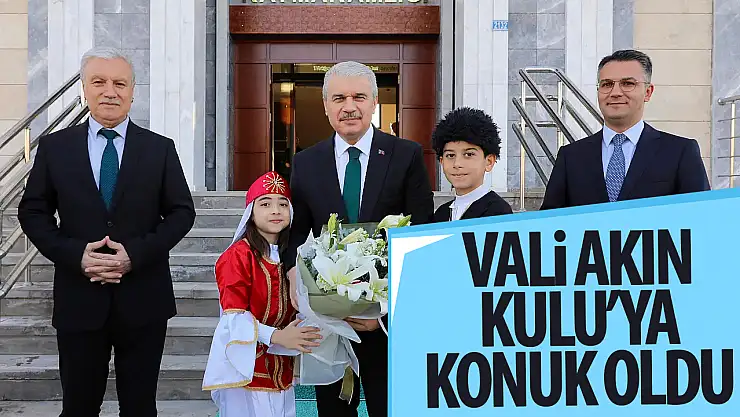 Vali Akın, Kulu'da çeşitli ziyaretlerde bulundu!