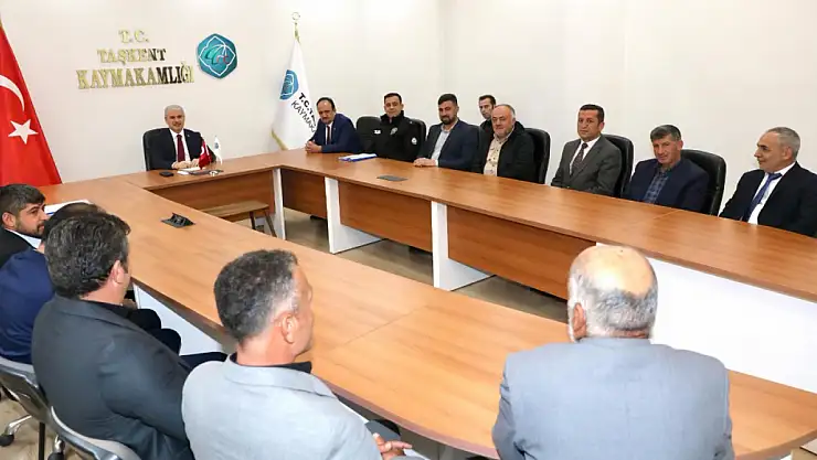 Vali Akın, Taşkentlilerle bir araya geldi!