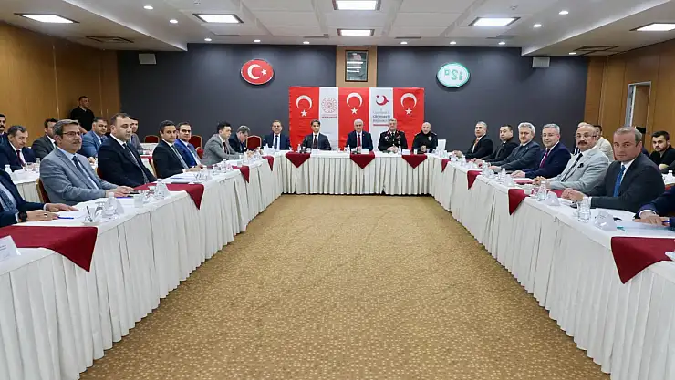 Vali Akın toplantıya başkanlık etti