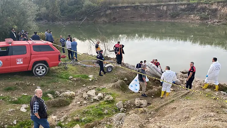 Vatandaşlar ırmakta cesetle karşılaştı, ekipler harekete geçti