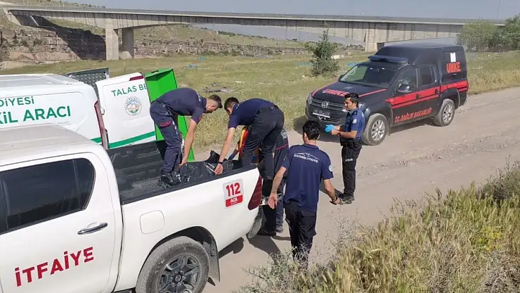 Viyadükte erkek cesedi bulundu