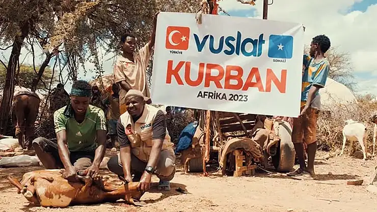 Vuslat, 3 kıta 20 ülkede kurban faaliyeti gerçekleştiriyor!