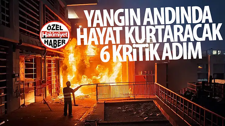 Yangın andında hayat kurtaracak 6 kritik adım!