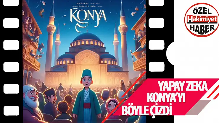 Yapay Zeka, Türkiye'nin Şehirlerini Büyüleyici Afişlere Dönüştürdü: Konya'nın Çizimi Çok Beğenildi