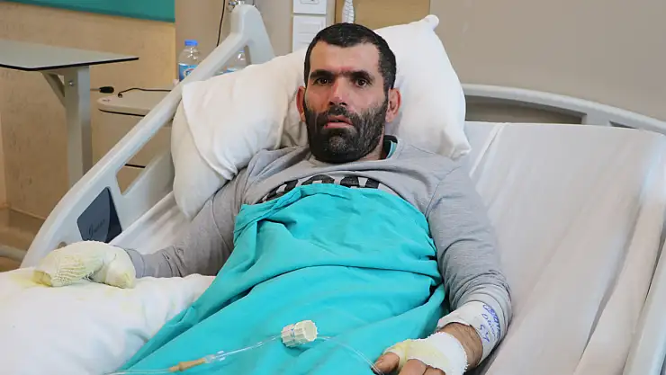 Yemek yaparken sobaya düştü!