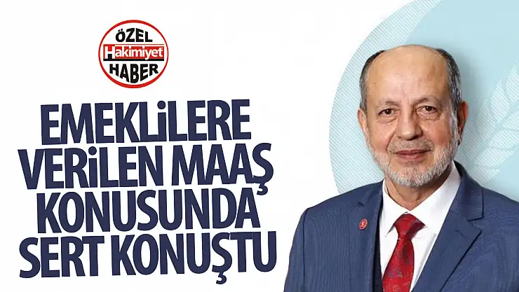Yeniden Refah Partisi Konya Milletvekili Ali Yüksel'den Emeklilerin Hakları İçin TBMM'de Sert Çıkış