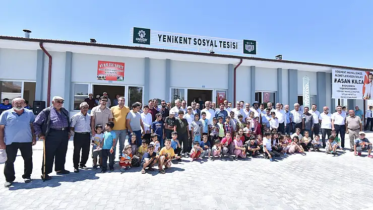 Yenikent Sosyal Tesisi hizmete açıldı
