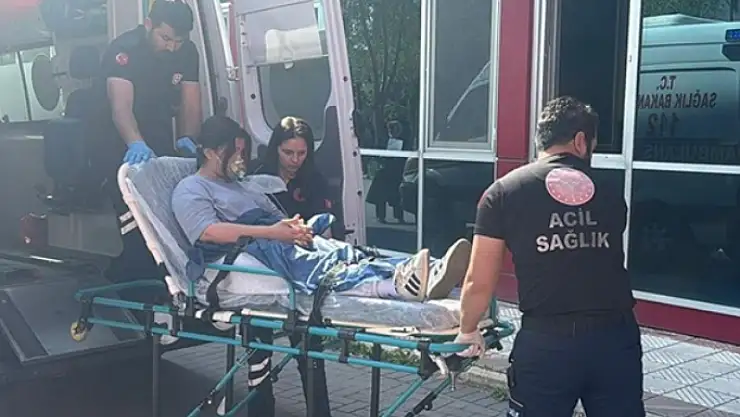 YKS'ye ambulansla gitti!