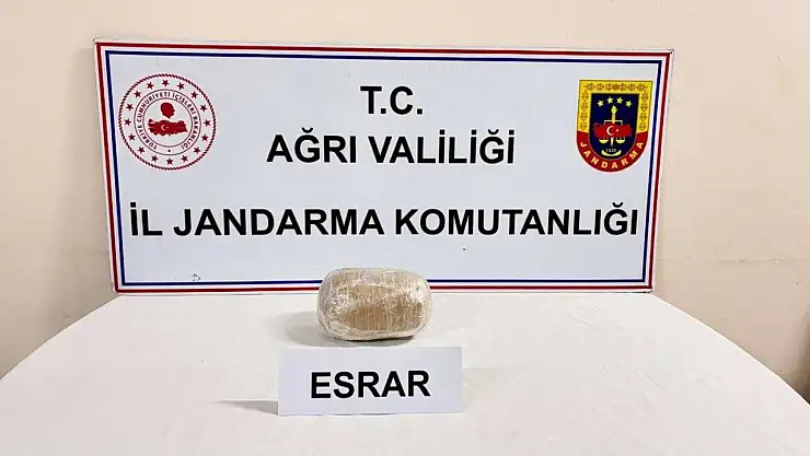 Yol kontrolünde uyuşturucu ele geçirildi