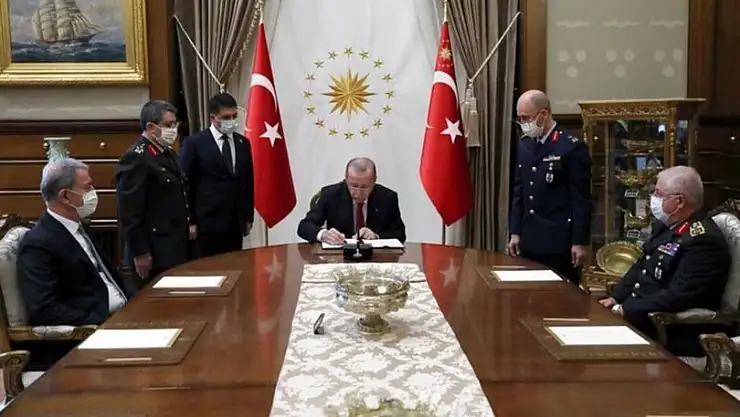 Yüksek Askeri Şura, Cumhurbaşkanı Erdoğan'ın başkanlığında toplanacak