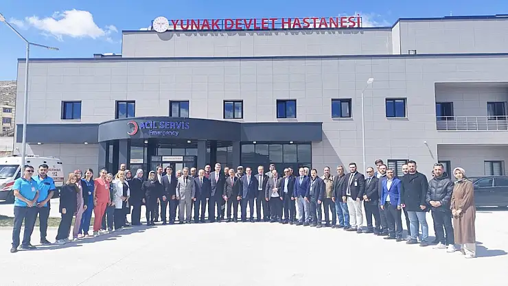 Yunak devlet hastanesi ile sağlıkta yeni dönem