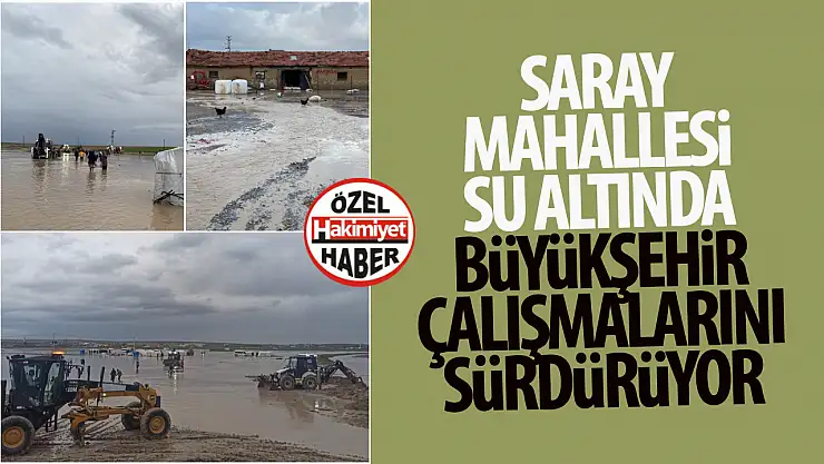 Yunak Saray Mahallesi'nde Su Baskını: Çadırlarda Kalan Vatandaşlar Tahliye Edildi