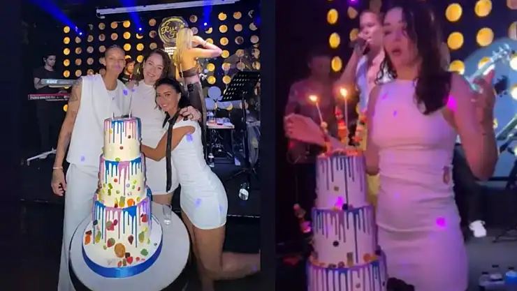 Zehra Güneşin pastası gündem oldu