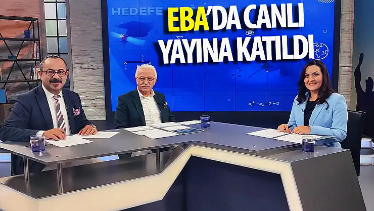 Zorlu  TRT EBA'da programa katıldı