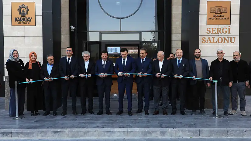 32 kursiyerin eserleri Karatay'da sanatseverlerle buluştu