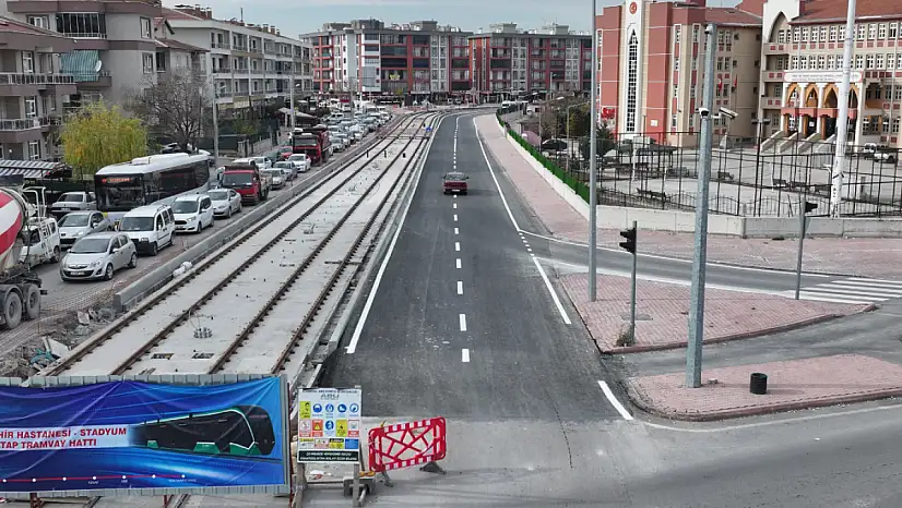 Alaaddin – Şehir Hastanesi tramvay hattında  sona doğru!