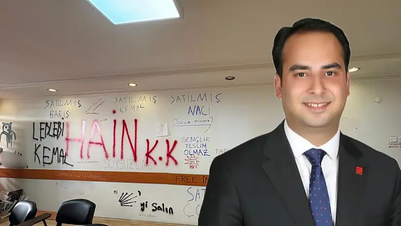 CHP Konya İl Başkanlığı karıştı: Duvar yazıları dikkat çekti!