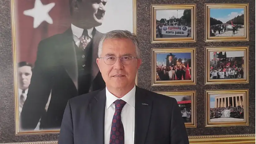 Eğitim-İş Konya Şube Başkanı Ertuğrul: 'Öğretmenler Cumhuriyetin fedakar neferleridir'