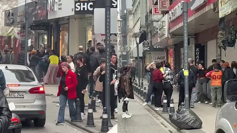 İki grup birbirine girdi: Polis Biber gazıyla müdahale etti