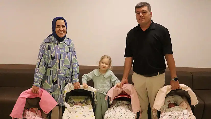 İkinci çocuk bekliyorlardı, dördüz sürpriziyle karşılaştılar