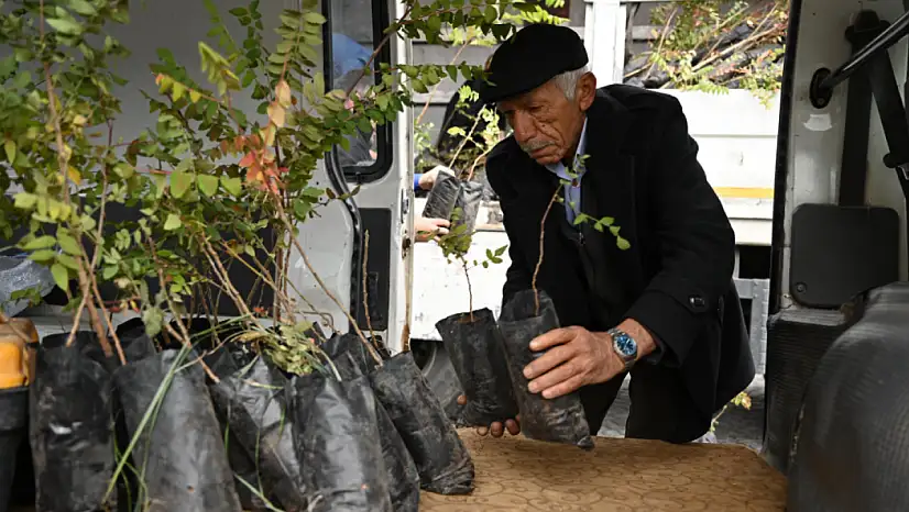 Konya Büyükşehir'den çiftçilere sumak fidanı desteği