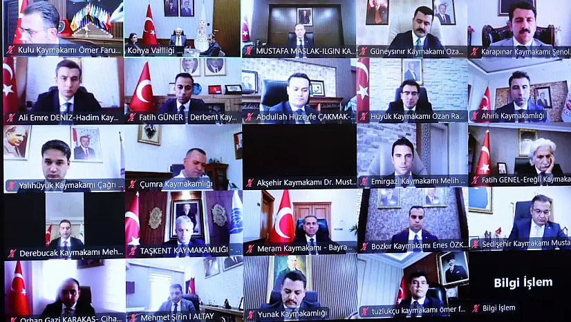 Konya'da 31 ilçeyi ilgilendiren toplantı