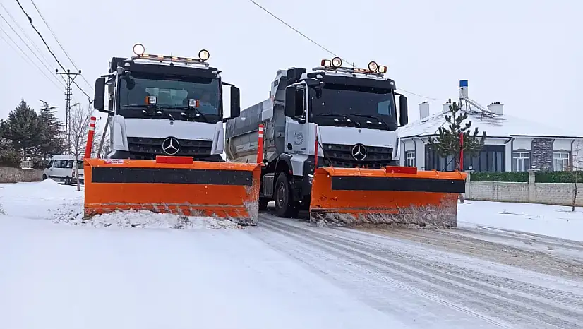 Konya'da kar bereketi, ilçede ulaşım seferberliği