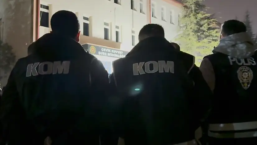 Konya'da organize suç örgütüne operasyon: 25 şüpheli gözaltında