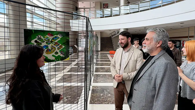 Konya'da tasarımın dili değişti: Öğrencilerden dikkat çeken tematik sergi