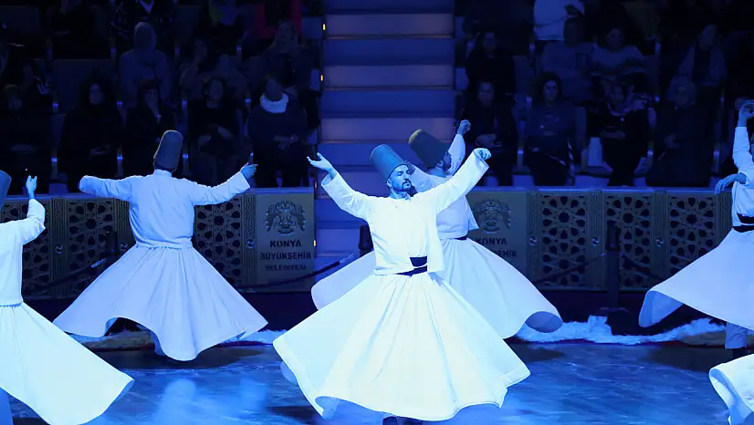 Konya'da vuslat kapıları aralandı: 752. Vuslat Yılında ilk sema töreni gerçekleşti