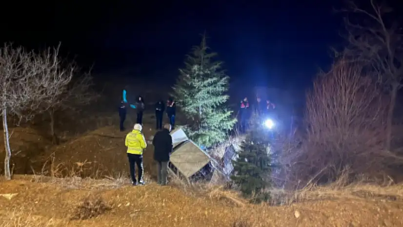 Konya'da yaban hayvanına çarpan otomobil şarampole yuvarlandı: Sürücüden acı haber!