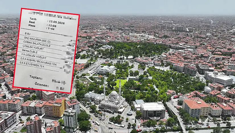 Konya'da yemek yediler, gelen hesabı görünce şaşkına döndüler