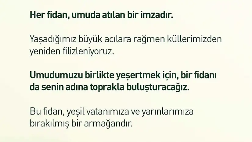 Konya'dan Türkiye'ye yeşil mesaj: Saadet Partisi'nden fidan seferberliği