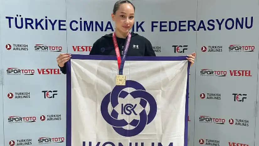 Konya'nın cimnastikteki gururu: Liva Nur Yalçın Türkiye şampiyonu